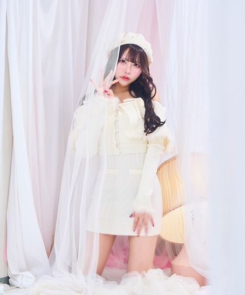 ReAmour ワンピース オフショルニットワンピ : ZOZOTOWN Yahoo!店