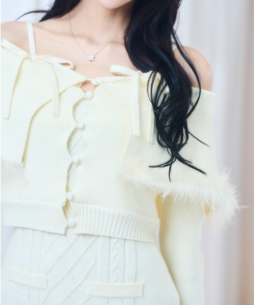 ReAmour ワンピース オフショルニットワンピ : ZOZOTOWN Yahoo!店