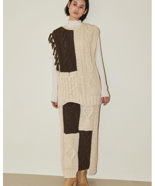 TODAYFUL 「TODAYFUL」 ニットベスト FREE キナリ レディース