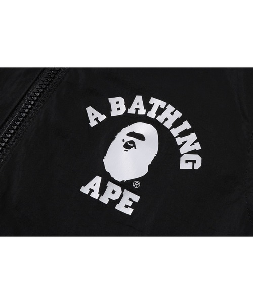 ☆未使用 アベイシングエイプ ロゴ ミリタリー ナイロンジャケット 黒 MA-1 SHARK MA-1（MA-1）｜A BATHING APE（アベイシングエイプ）の