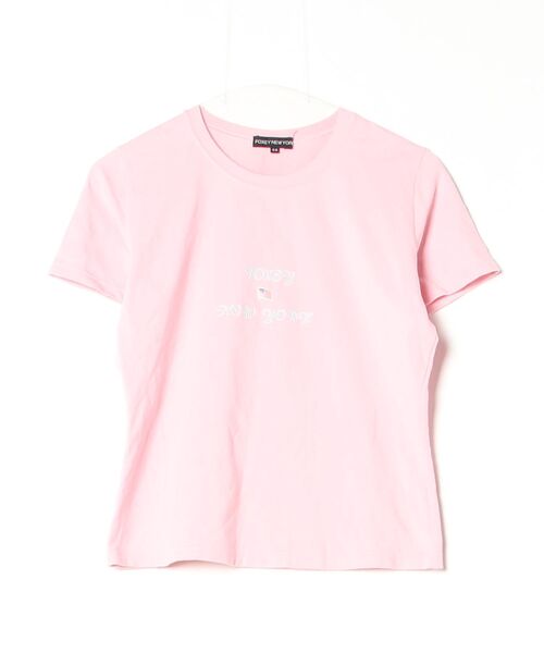 FOXEY NEW YORK 「FOXEY YORK」 半袖Tシャツ 42 ピンク レディース 