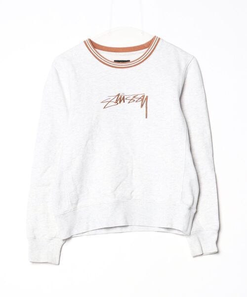 STUSSY（ステューシー） スウェットカットソー S グレー レディース