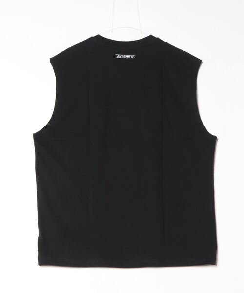 「AAPE BY A BATHING APE」 ノースリーブトップス X-LARGE ブラック メンズ_画像3