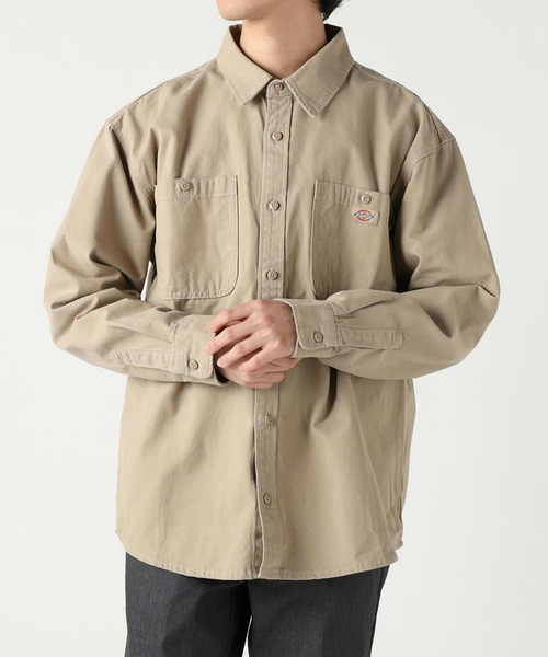 Dickies（ディッキーズ） シャツ ワークシャツ 長袖 メンズ : ZOZOTOWN