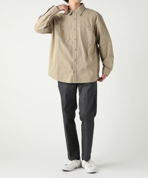 Dickies（ディッキーズ） シャツ ワークシャツ 長袖 メンズ : ZOZOTOWN