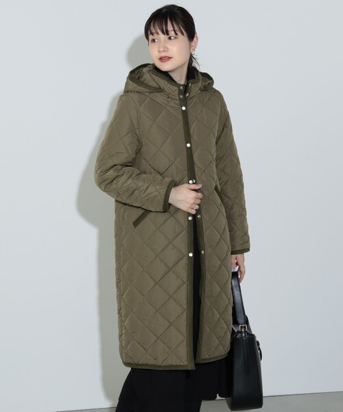 BEAMS HEART（ビームス ハート） コート MEDIUM オリーブ レディース