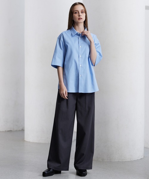 CLEL（クレイル） シャツ 半袖 「CLEL」Royal Oxford Short Sleeve