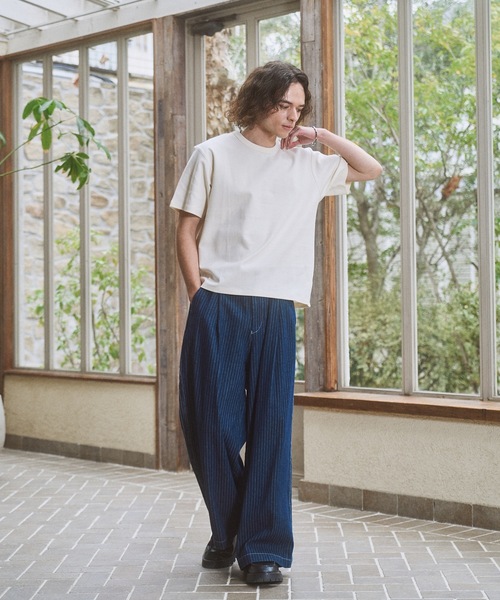 Casper John（キャスパージョン） ワイドパンツ ジーンズ Side pin