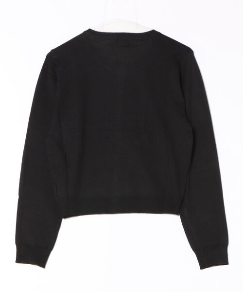 「flower」 ニットカーディガン FREE ブラック レディース_画像2