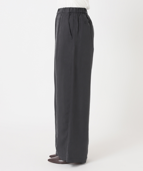 ワイドパンツ パンツ キュプライージーパンツ レディースの画像