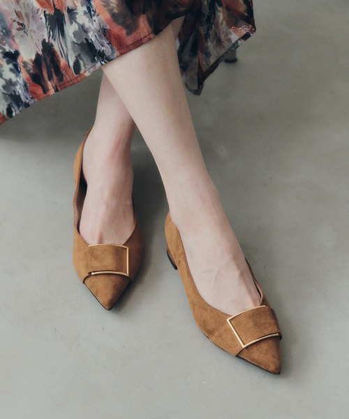 「YECCA VECCA」 パンプス 24.5cm ブラック レディース_画像4