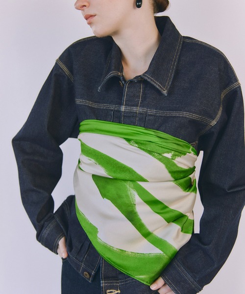 ADAM ET ROPE'（アダムエロペ） スカーフ バンダナ DOMY DIRECT print