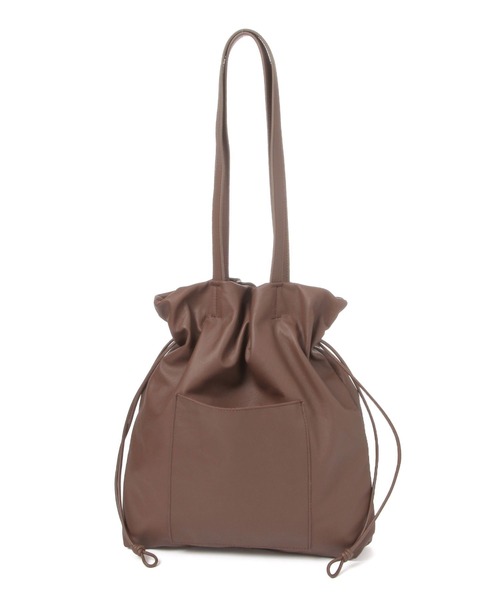 niko and…（ニコアンド） トートバッグ オリジナルレザー巾着トート