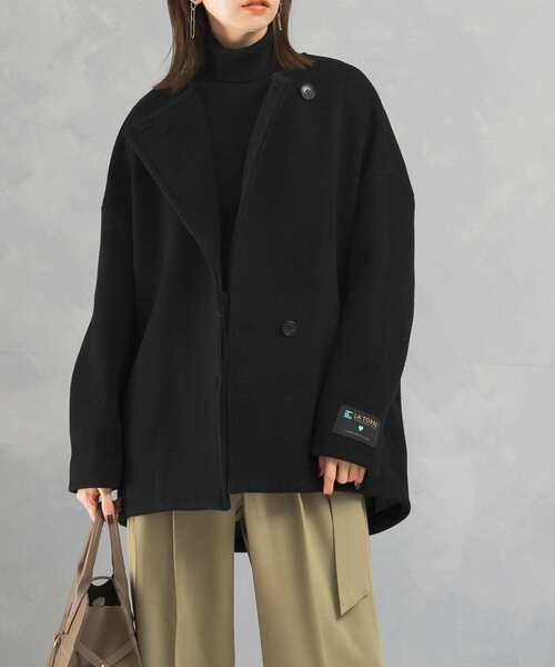 「URBAN RESEARCH ROSSO WOMEN」 ノーカラージャケット FREE ブルー レディースの画像