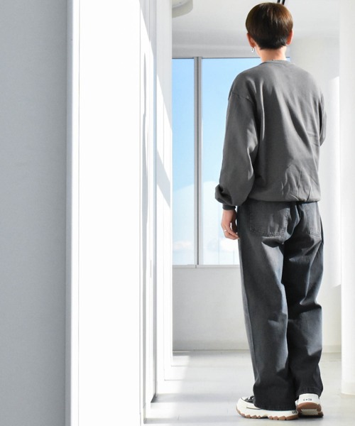 「Anytime Songs」 「HALHAM」スウェットカットソー X-LARGE グレー系その他2 メンズ_画像3