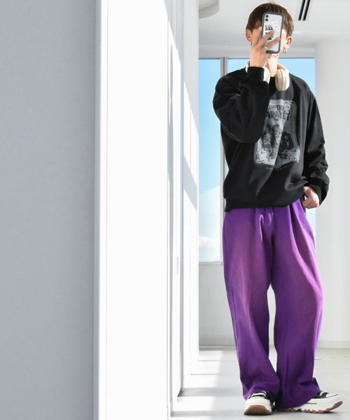 「Anytime Songs」 「HALHAM」スウェットカットソー X-LARGE グレー系その他2 メンズ_画像6