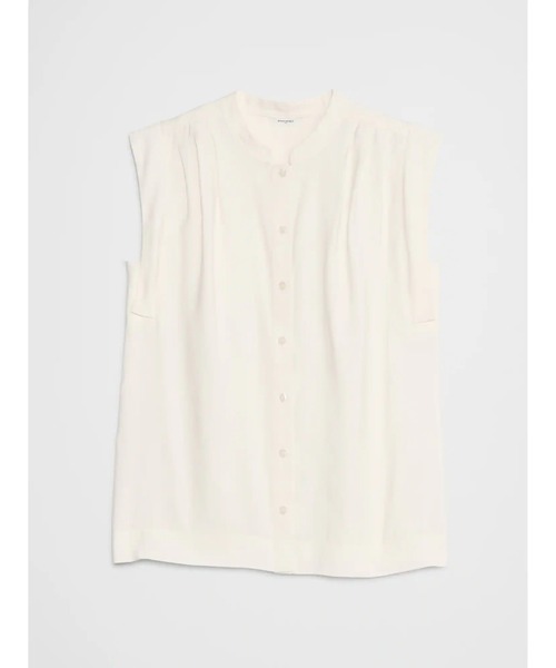 「BANANA REPUBLIC FACTORY STORE」 ノースリーブブラウス M ホワイト レディース_画像3
