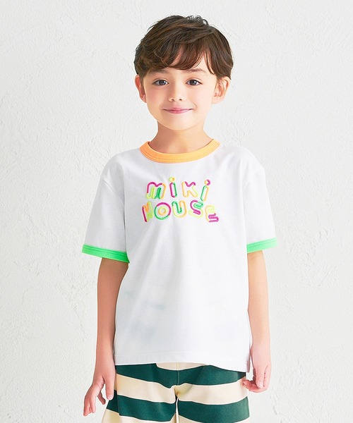 MIKI HOUSE（ミキハウス） tシャツ 「WEB限定」ネオンカラー半袖T