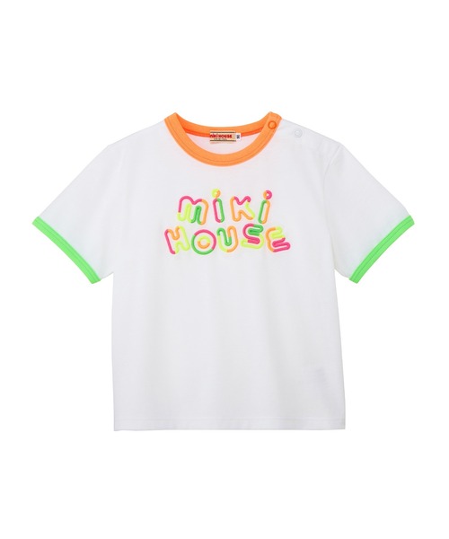 MIKI HOUSE（ミキハウス） tシャツ 「WEB限定」ネオンカラー半袖T