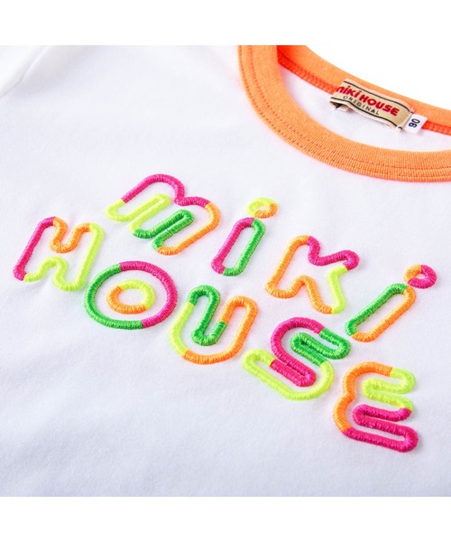MIKI HOUSE（ミキハウス） tシャツ 「WEB限定」ネオンカラー半袖T