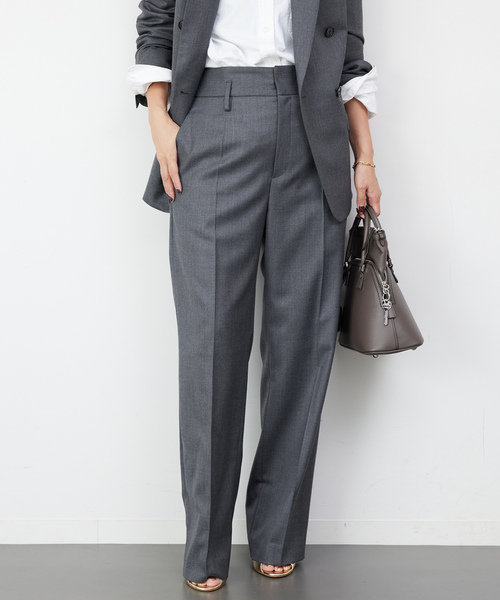 「Deuxieme Classe」 「MUSE de Deuxieme Classe」スラックス 34 チャコールグレー レディース_画像4