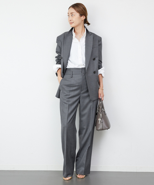 「Deuxieme Classe」 「MUSE de Deuxieme Classe」スラックス 34 チャコールグレー レディース_画像6
