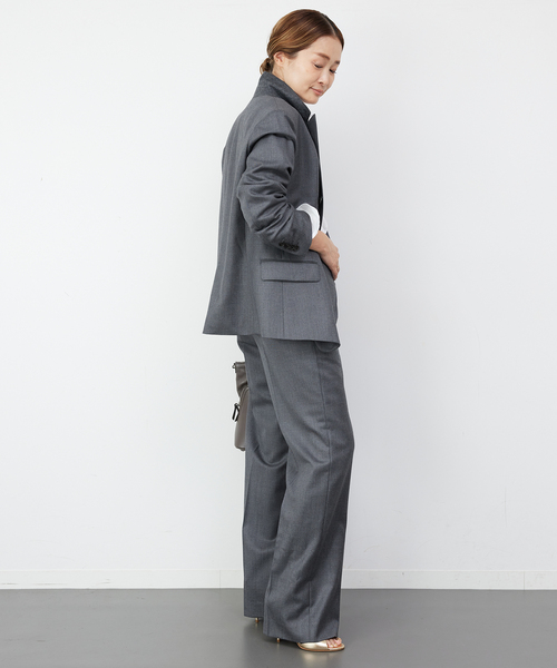 「Deuxieme Classe」 「MUSE de Deuxieme Classe」スラックス 34 チャコールグレー レディース_画像7