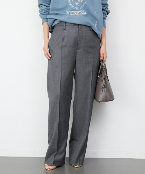 「Deuxieme Classe」 「MUSE de Deuxieme Classe」スラックス 34 チャコールグレー レディース_画像9