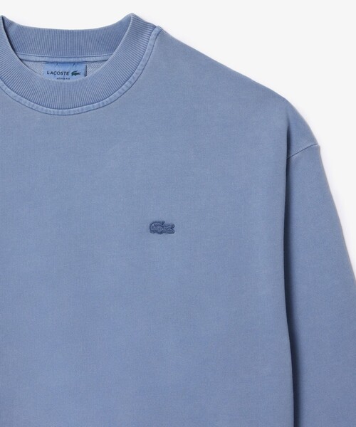 「LACOSTE」 スウェットカットソー 4 ダークブルー メンズの画像