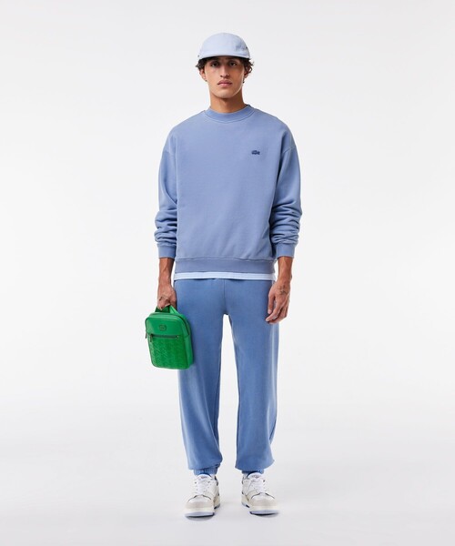 「LACOSTE」 スウェットカットソー 4 ダークブルー メンズの画像