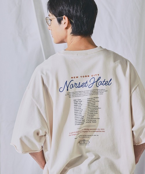 niko and…（ニコアンド） tシャツ ヴィンテージミニ裏毛Tシャツ メンズ
