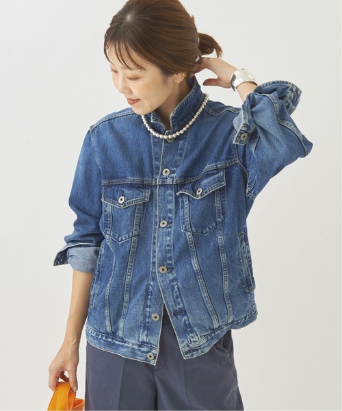 「Plage」 デニムジャケット 38 ブルー レディースの画像
