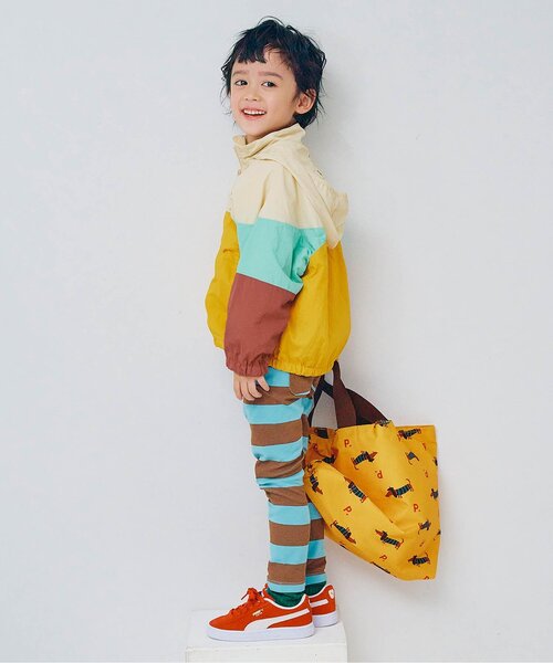 「p.premier」 「KIDS」ナイロンブルゾン 100 ブラック キッズ_画像2