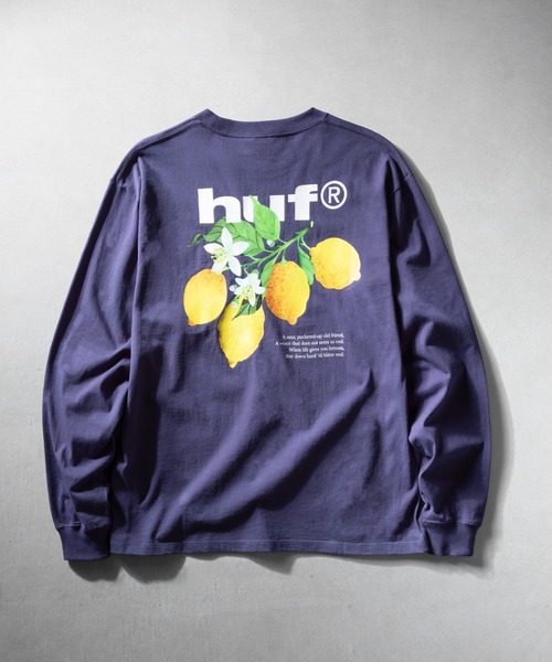 HUF（ハフ） tシャツ SOUR LEMON LS TEE メンズ レディース : ZOZOTOWN