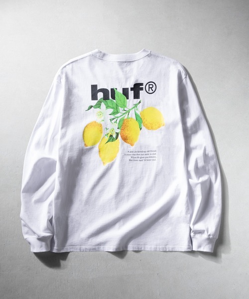 トップス lemon HUF（ハフ） tシャツ SOUR LEMON LS TEE メンズ レディース : ZOZOTOWN