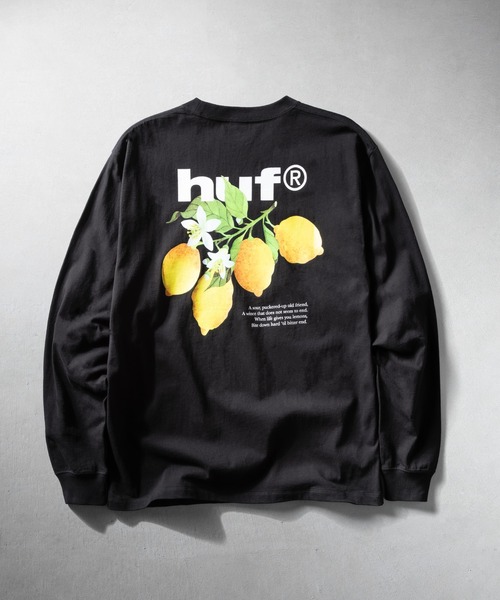 トップス lemon HUF（ハフ） tシャツ SOUR LEMON LS TEE メンズ レディース : ZOZOTOWN