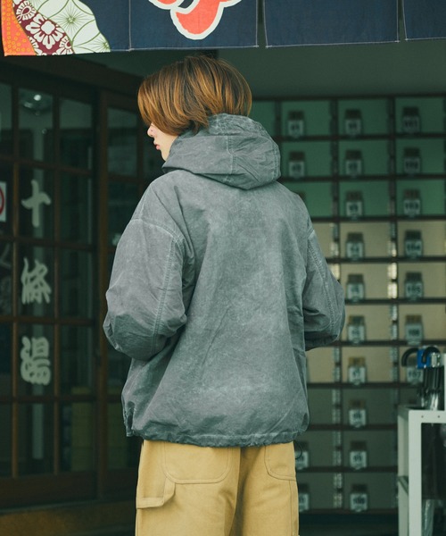 「WETTEMPT」 マウンテンパーカー LARGE チャコール メンズ_画像5