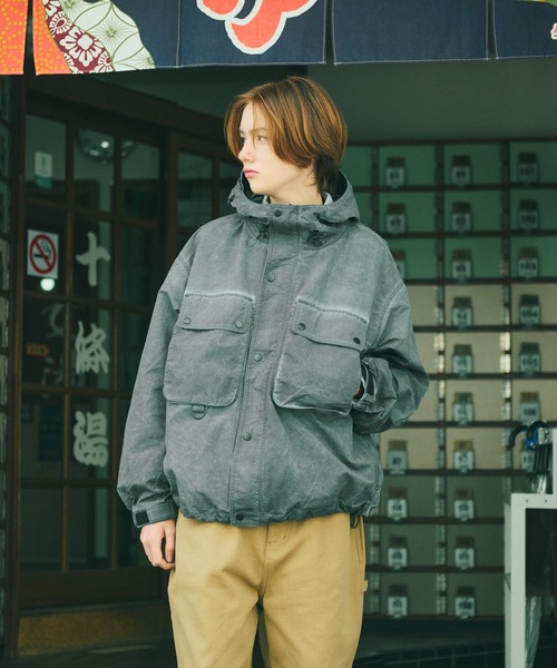「WETTEMPT」 マウンテンパーカー LARGE チャコール メンズ_画像7