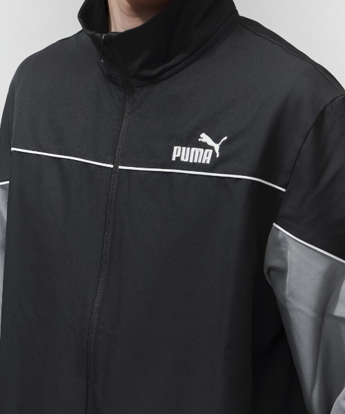 Puma ジャージ 10番 PUMA（プーマ） ジャージ ウーブン カラーブロック スーツ メンズ