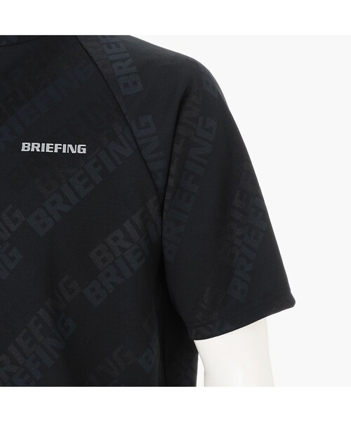 ⓂBRIEFING GOLF MS MINI LOGO HIGHNECK RF ブリーフィング ゴルフウェア 半袖シャツ 春 夏 MS NECK LOGO HIGHNECK