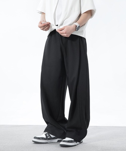 「JOHNNY WOLF」 スラックス X-LARGE ブラウン メンズ_画像4