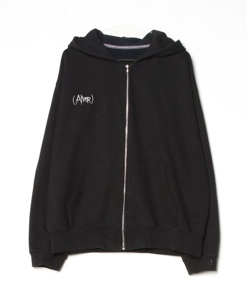 AIVER（アイバー） ジップアップパーカー MEDIUM ブラック メンズ