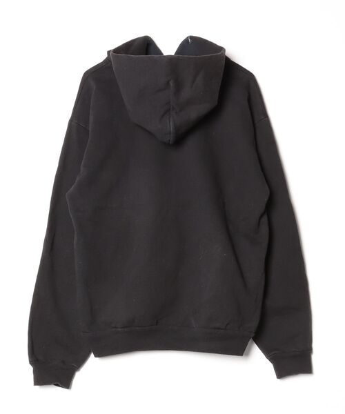 「LOS ANGELES APPAREL」 プルオーバーパーカー LARGE ブラック メンズ_画像2
