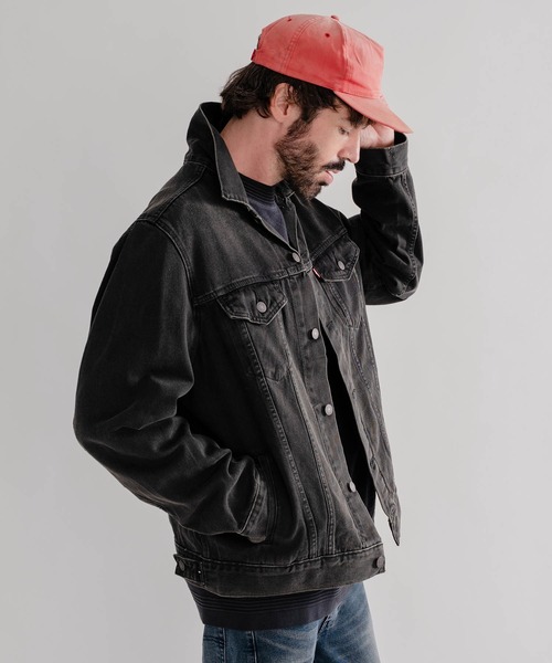 「Levi's」 デニムジャケット S ブラック メンズ_2