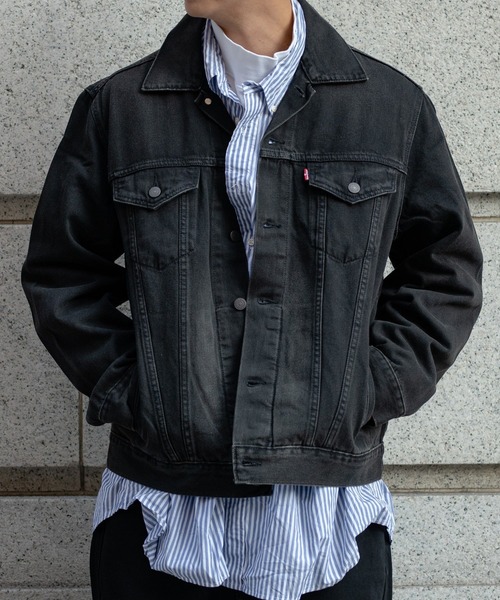 「Levi's」 デニムジャケット S ブラック メンズ_7