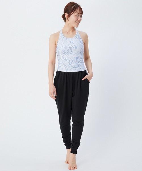 「Julier Yoga and Relax」 イージーパンツ 1 ネイビー レディース_画像4