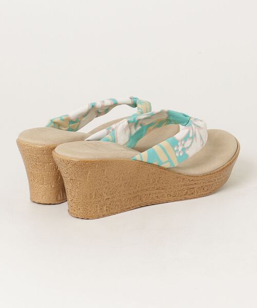 「ISLAND SLIPPER」 ヒールサンダル 6 ブルー レディース_画像2