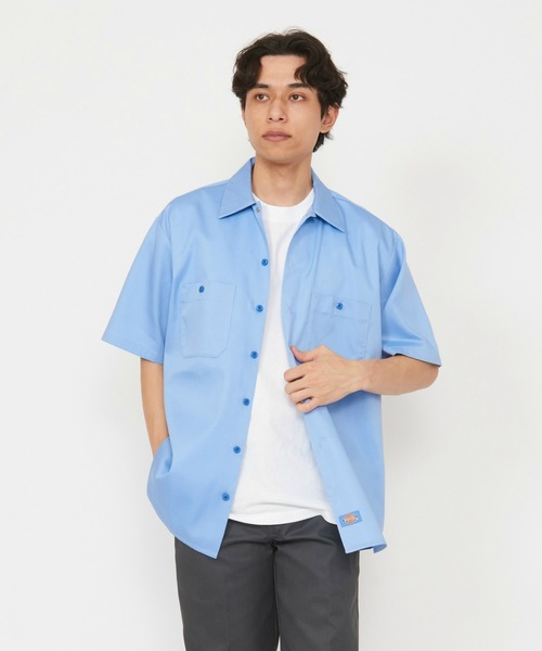 Dickies（ディッキーズ） シャツ 半袖 ライト ワークシャツ 半袖