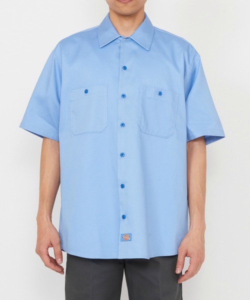 Dickies（ディッキーズ） シャツ 半袖 ライト ワークシャツ 半袖