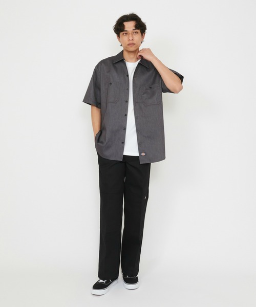 Dickies（ディッキーズ） シャツ 半袖 ライト ワークシャツ 半袖
